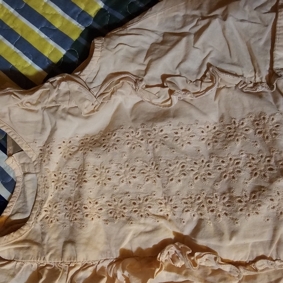 Pink Ruffled Eyelet Top - Picture 3 of 4